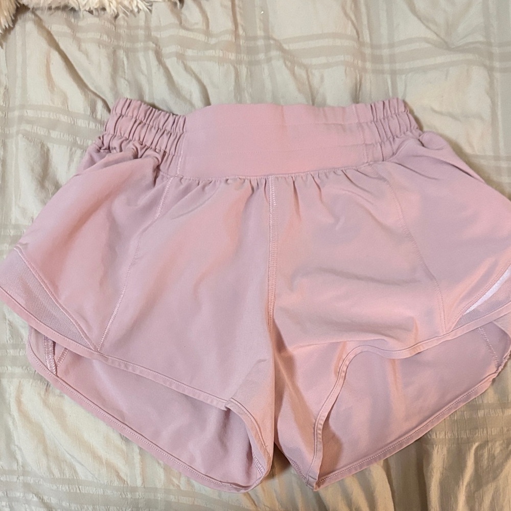 Lululemon Light Pink Athletic Shorts
